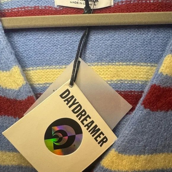 Daydreamer Stripe Boxy Knit in color Airey Blue Stripe NWT - Picture 4 of 6